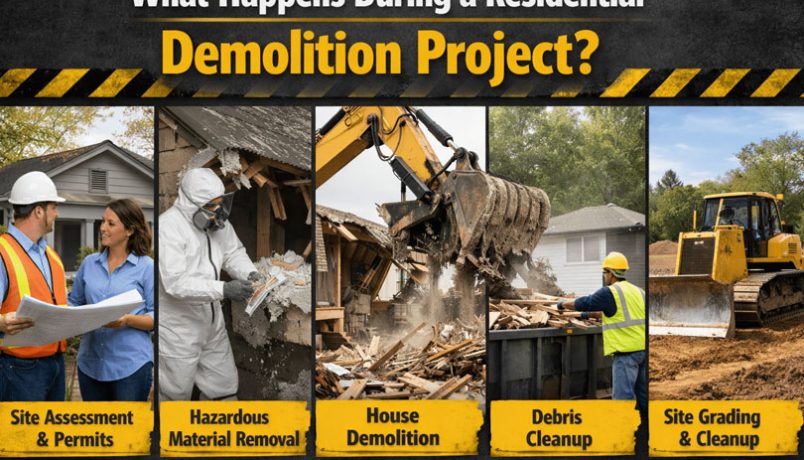 What Happens During a Residential Demolition Project?