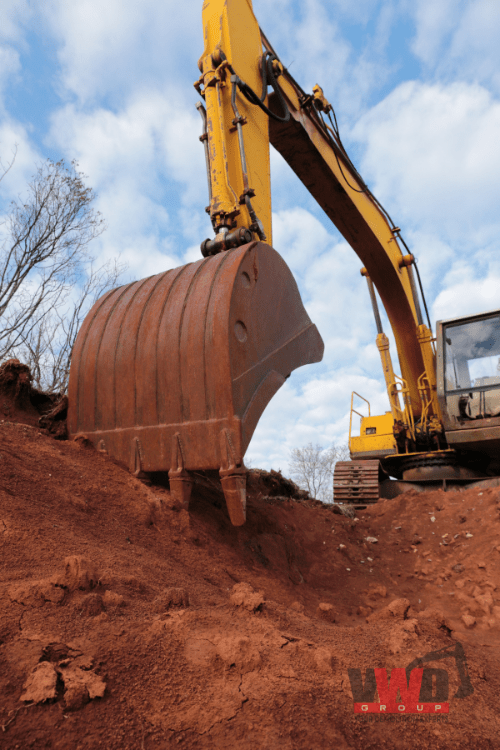 Excavation contractors in Melbourne preparing a site for construction