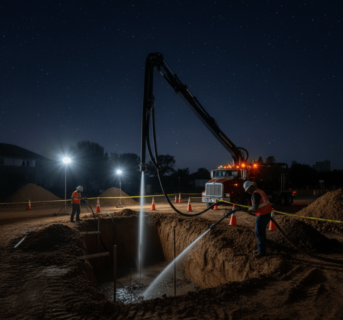Hydro excavation contractor in Melbourne working near underground services