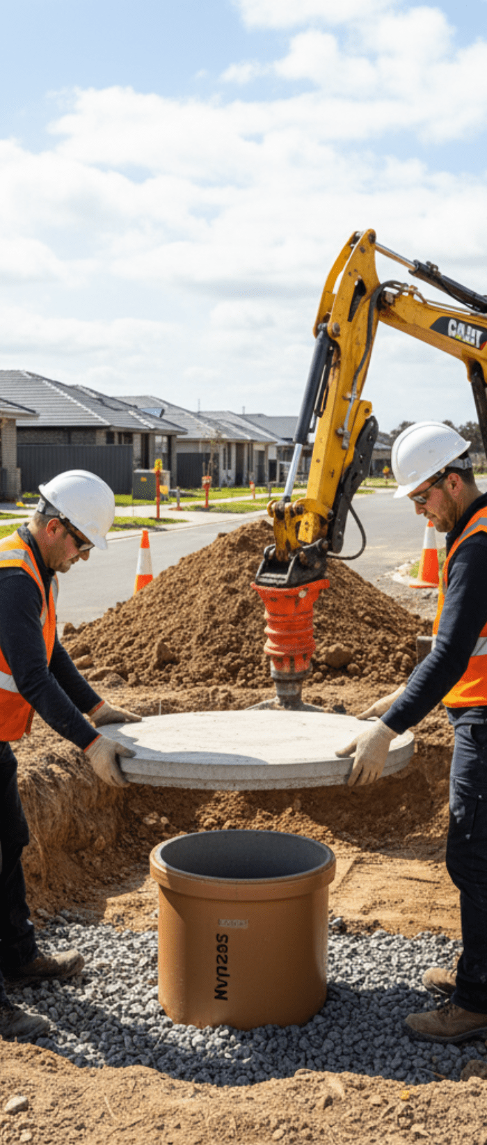 Sewerage capping completed by VWD Group in Melbourne